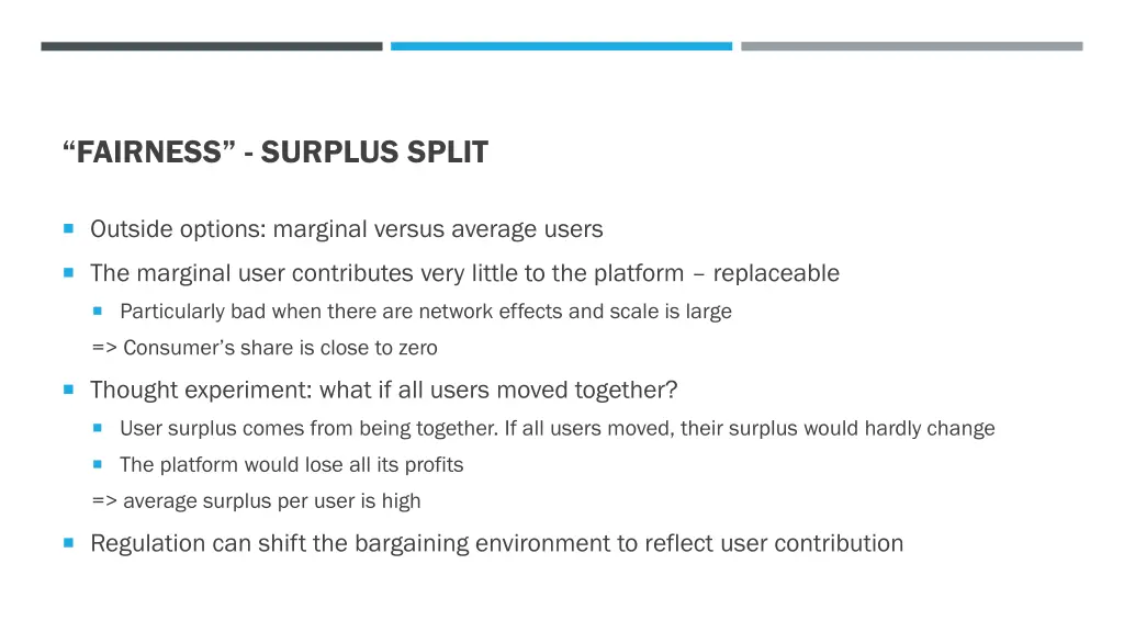 fairness surplus split