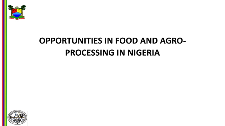 opportunities in food and agro processing