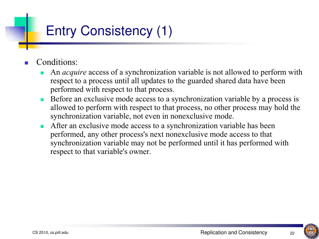 entry consistency 1