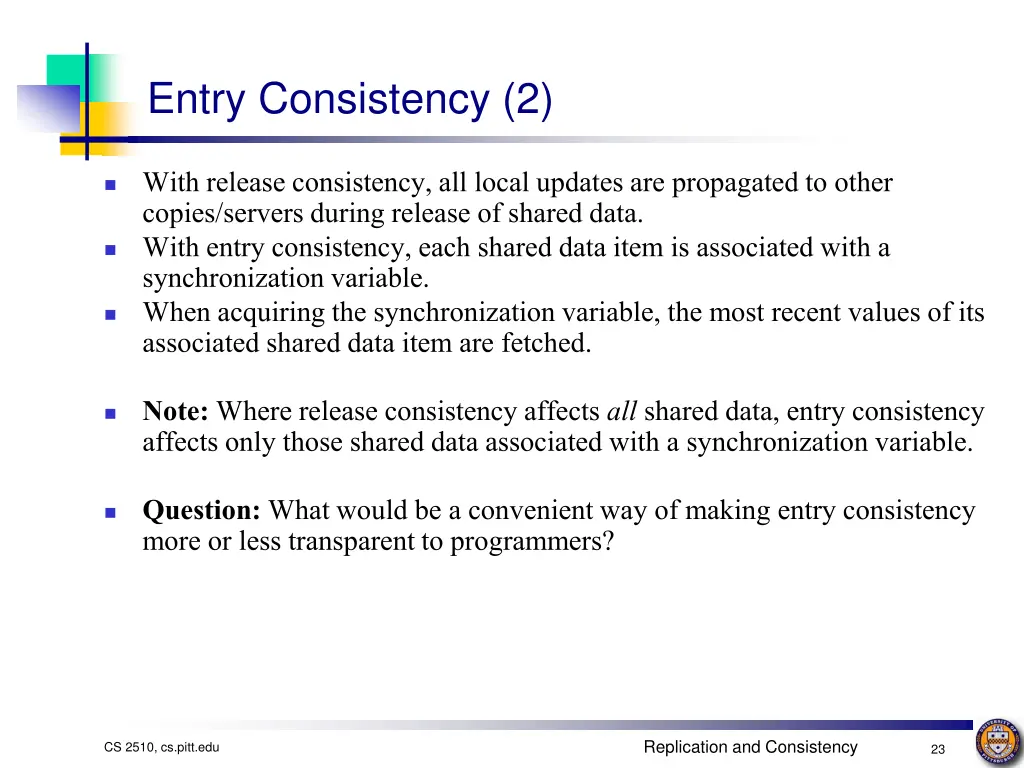 entry consistency 2