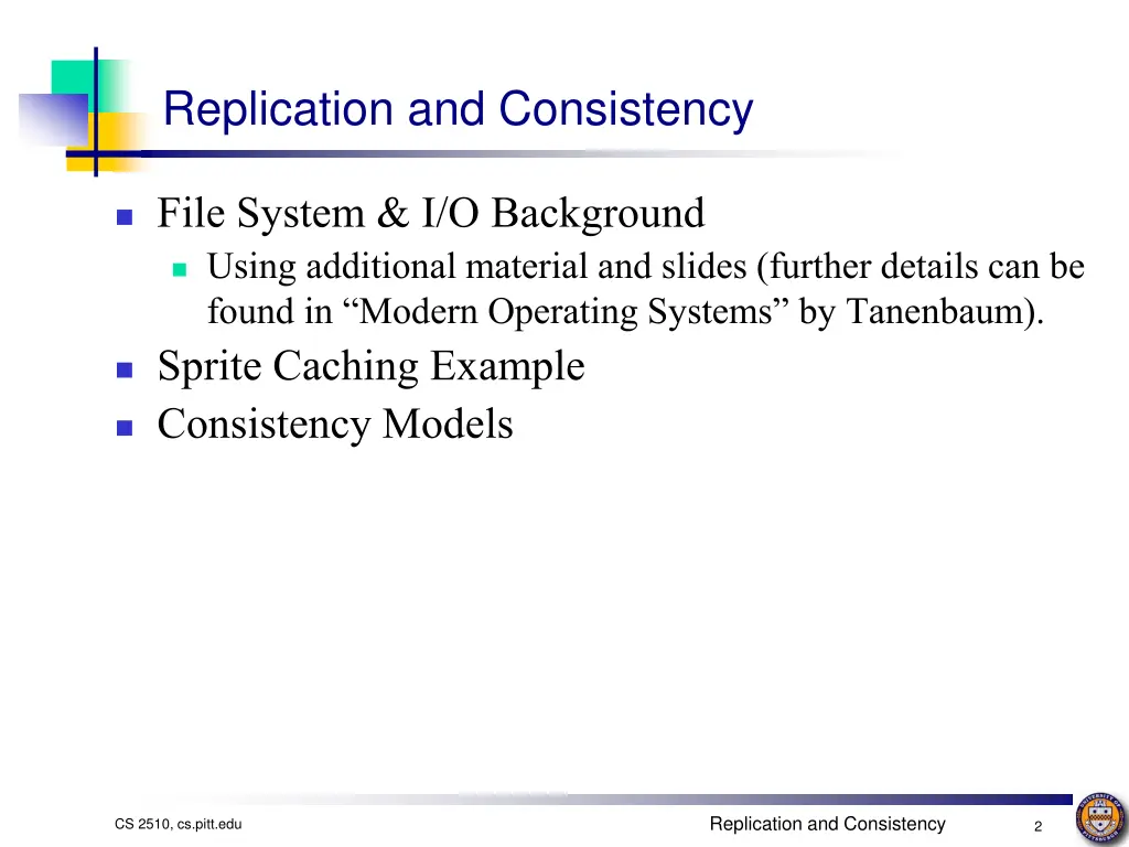 replication and consistency 1