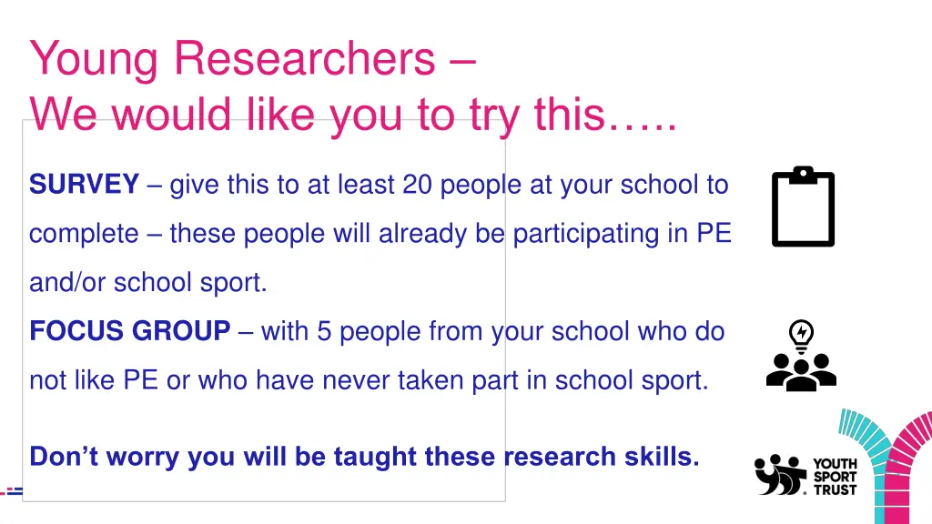 young researchers we would like you to try this 1