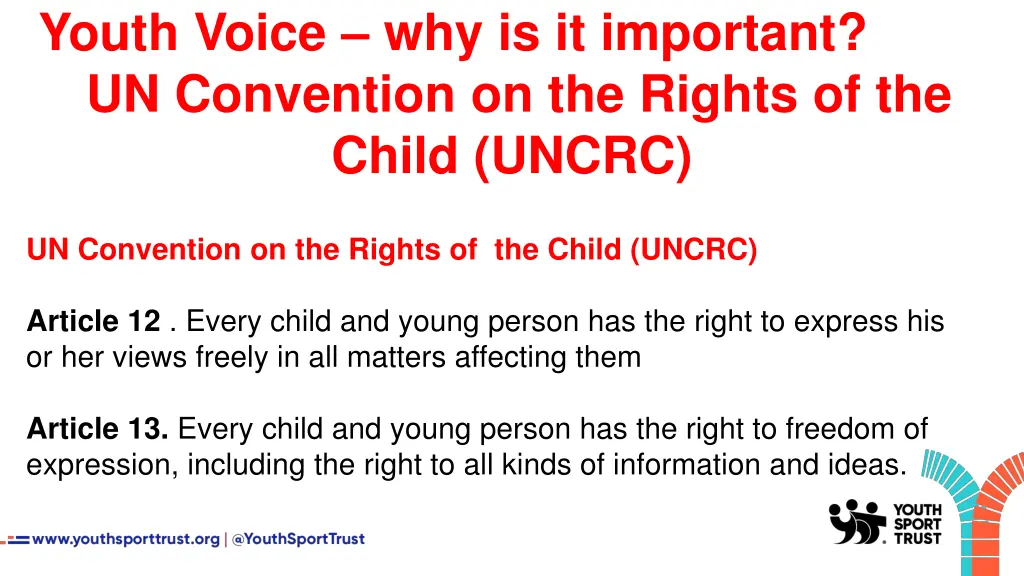 youth voice why is it important un convention