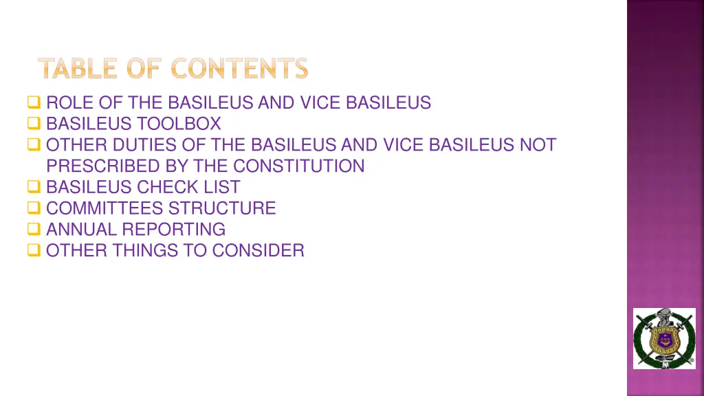 table of contents role of the basileus and vice