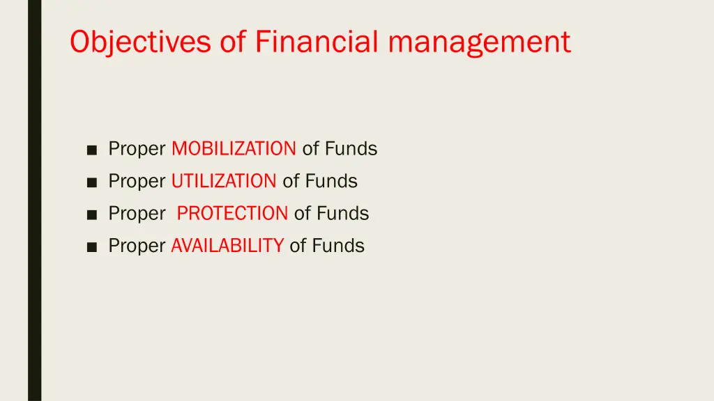 objectives of financial management