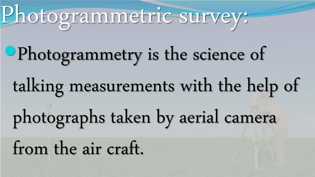 photogrammetric survey photogrammetry