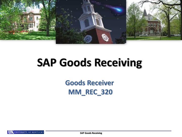 sap goods receiving