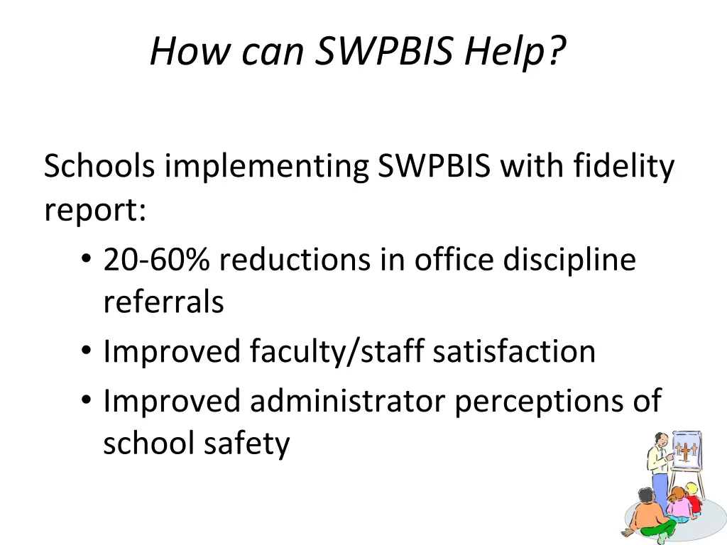 how can swpbis help