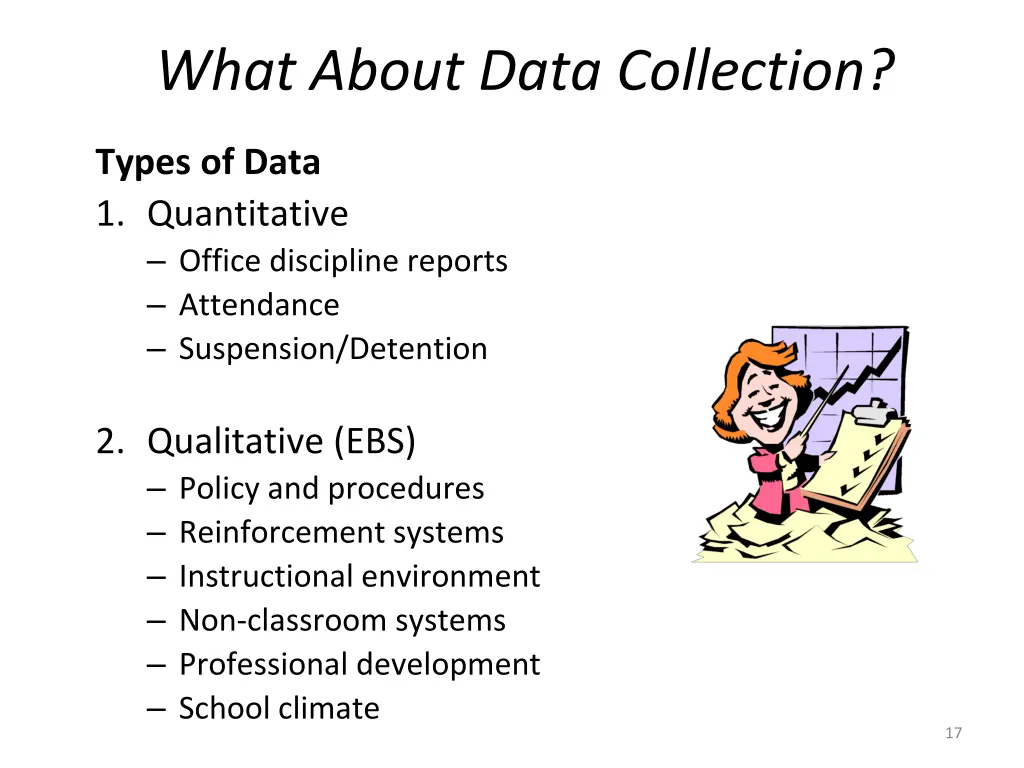 what about data collection