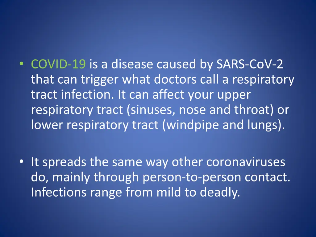 covid 19 is a disease caused by sars cov 2 that