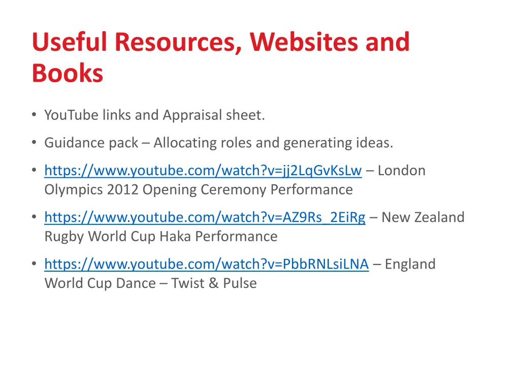 useful resources websites and books