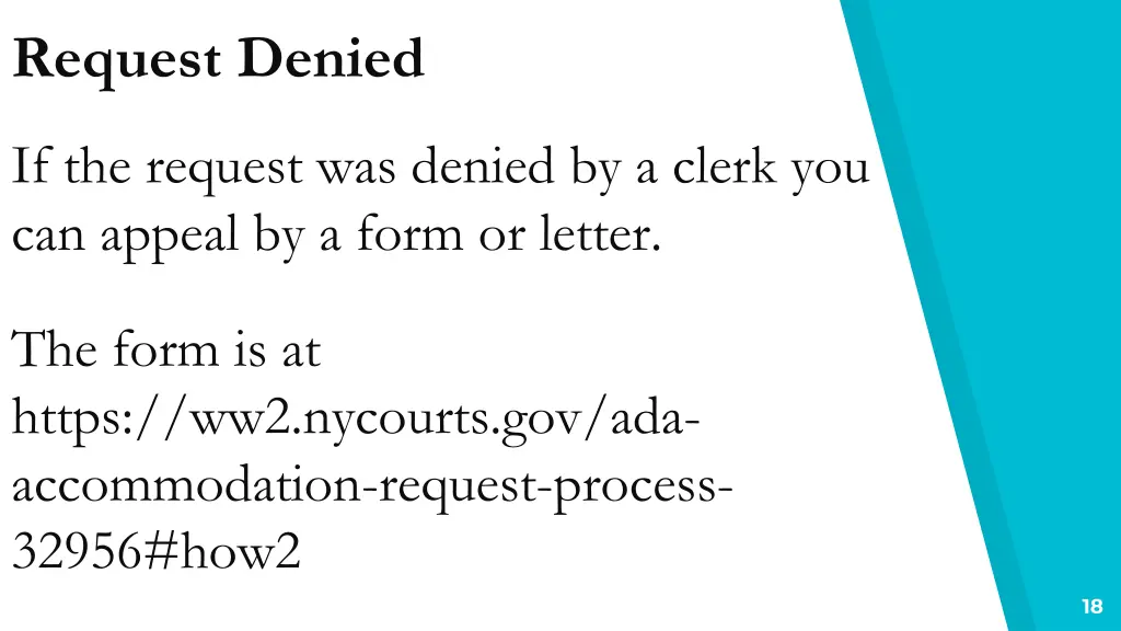 request denied 1