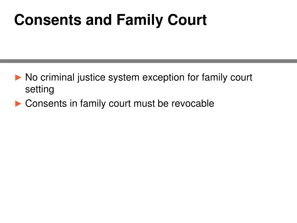 consents and family court