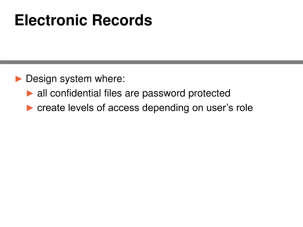 electronic records