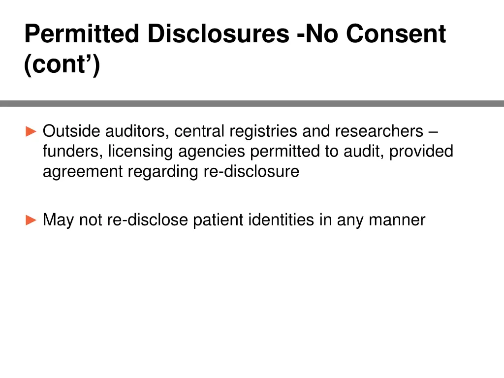 permitted disclosures no consent cont 2