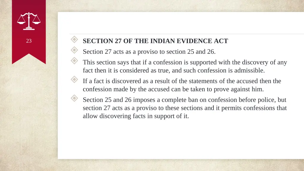 section 27 of the indian evidence act section