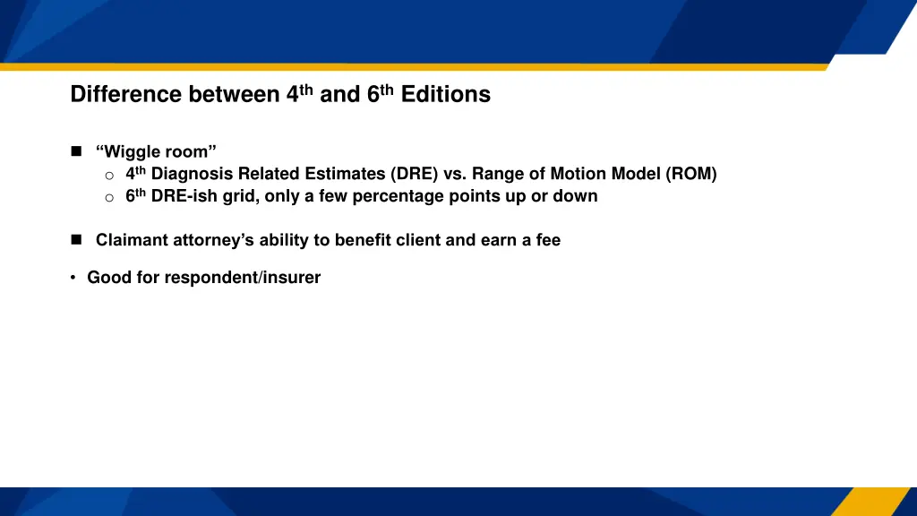 difference between 4 th and 6 th editions