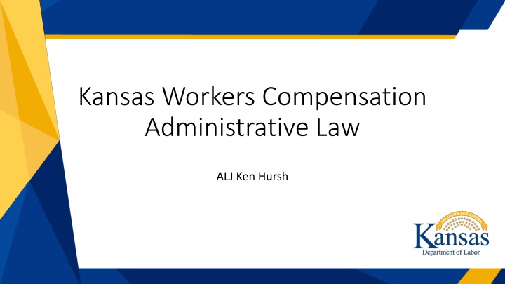 kansas workers compensation administrative law