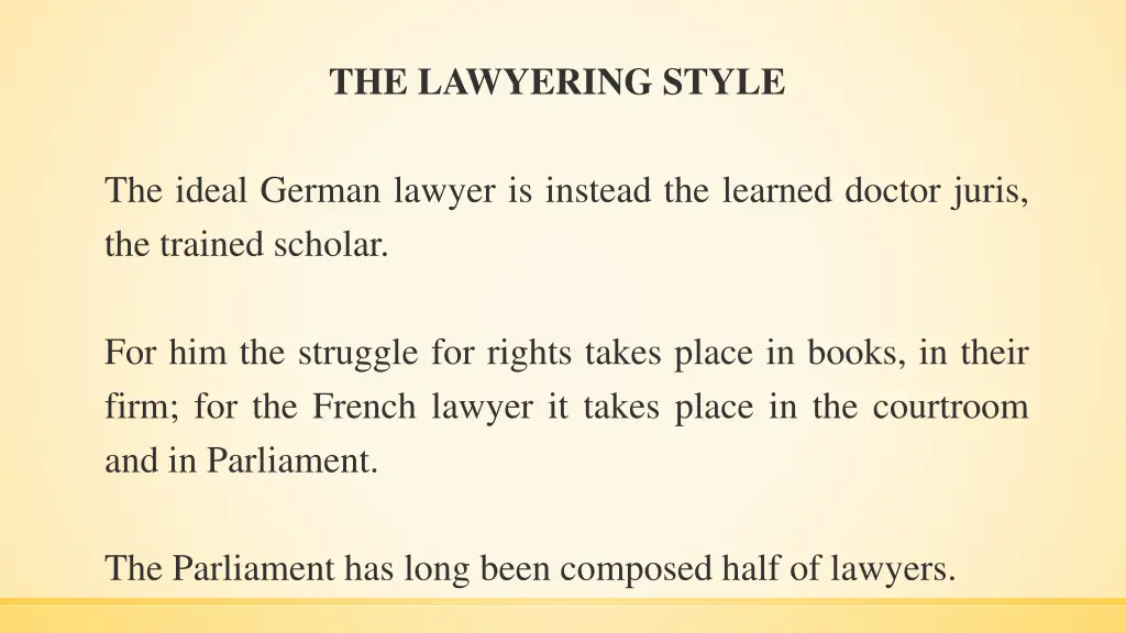 the lawyering style 1