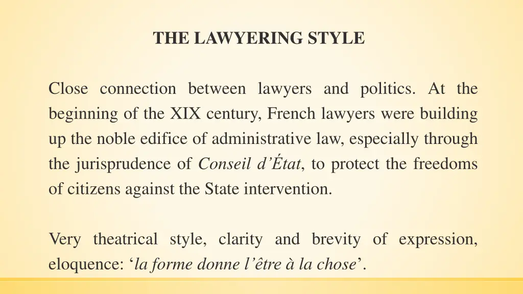 the lawyering style 2