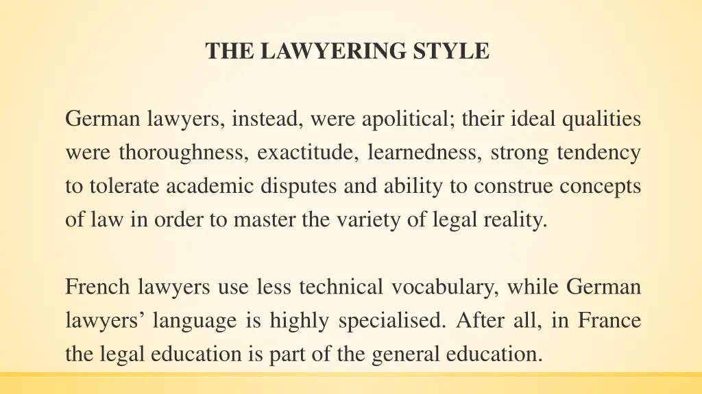 the lawyering style 3