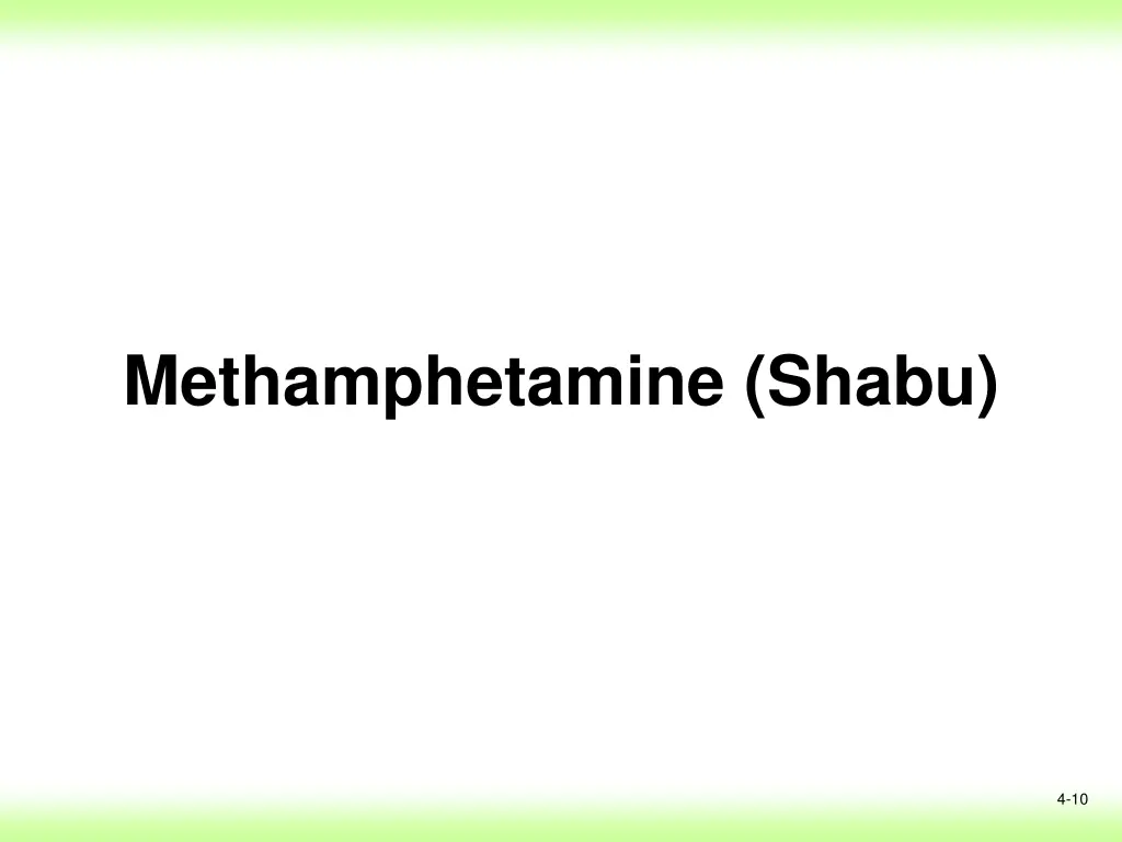 methamphetamine shabu