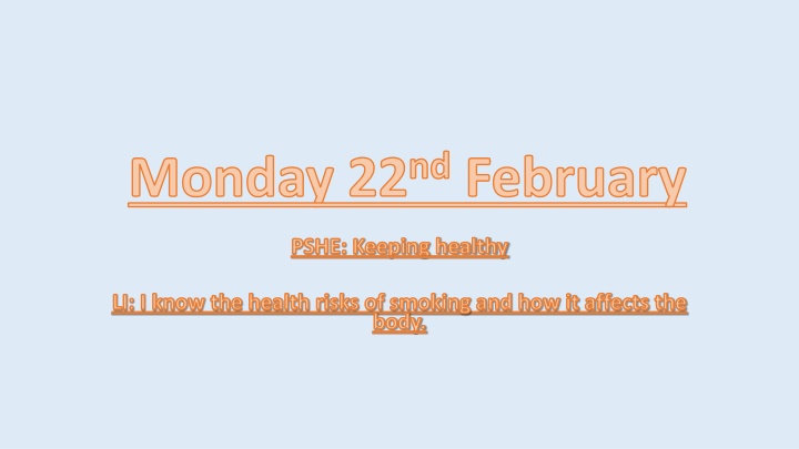 monday 22 nd february