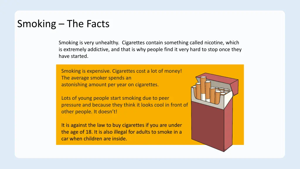 smoking the facts