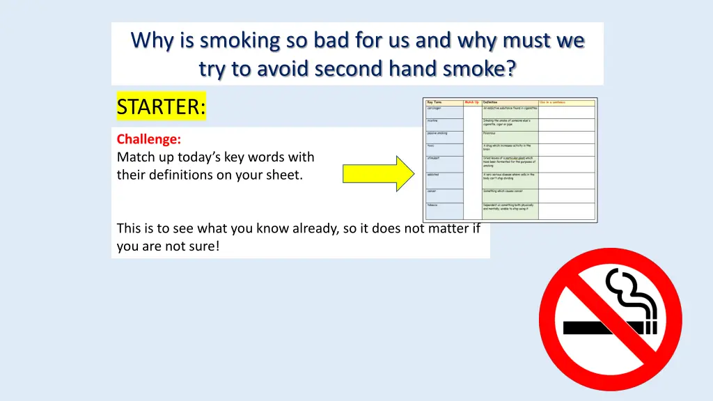 why is smoking so bad for us and why must