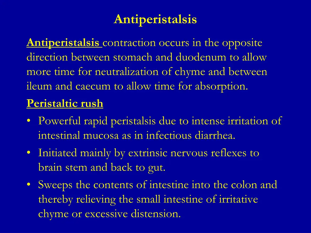 antiperistalsis