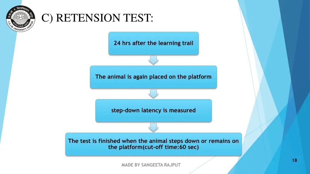 c retension test