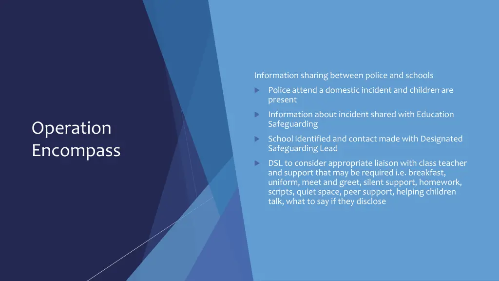 information sharing between police and schools