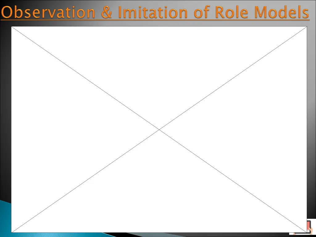 observation imitation of role models