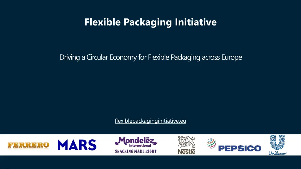 flexible packaging initiative 1