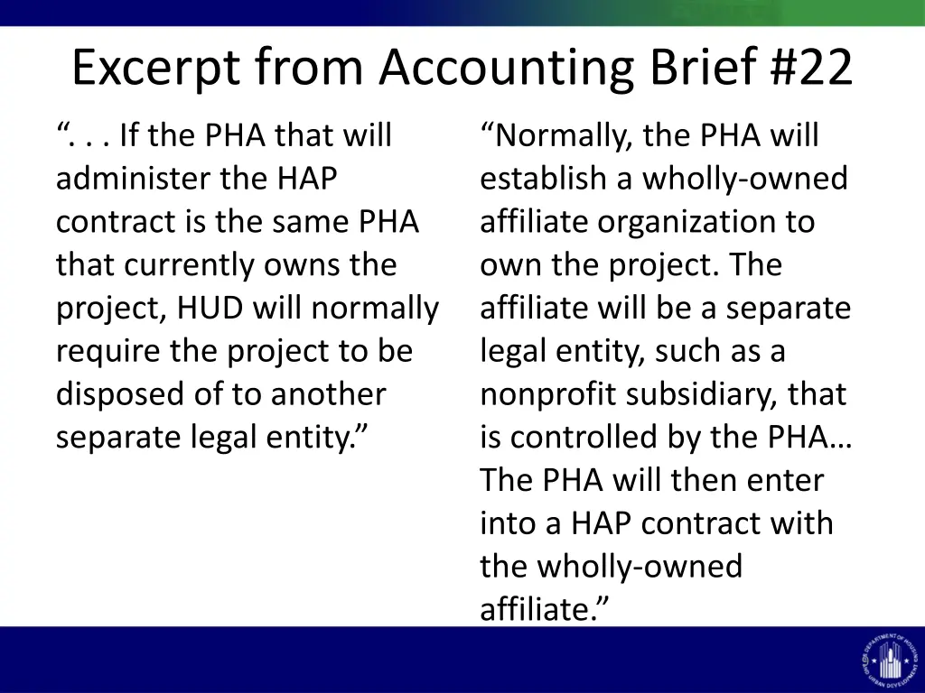 excerpt from accounting brief 22