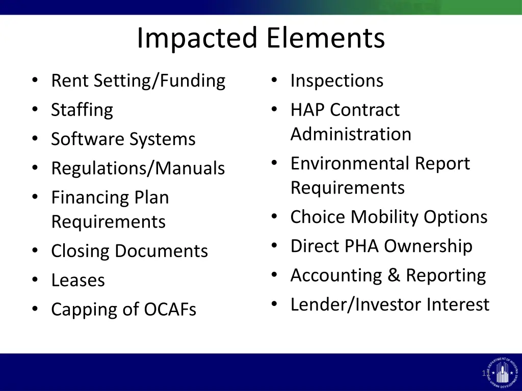 impacted elements