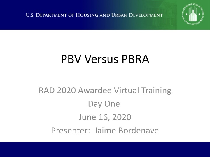 pbv versus pbra