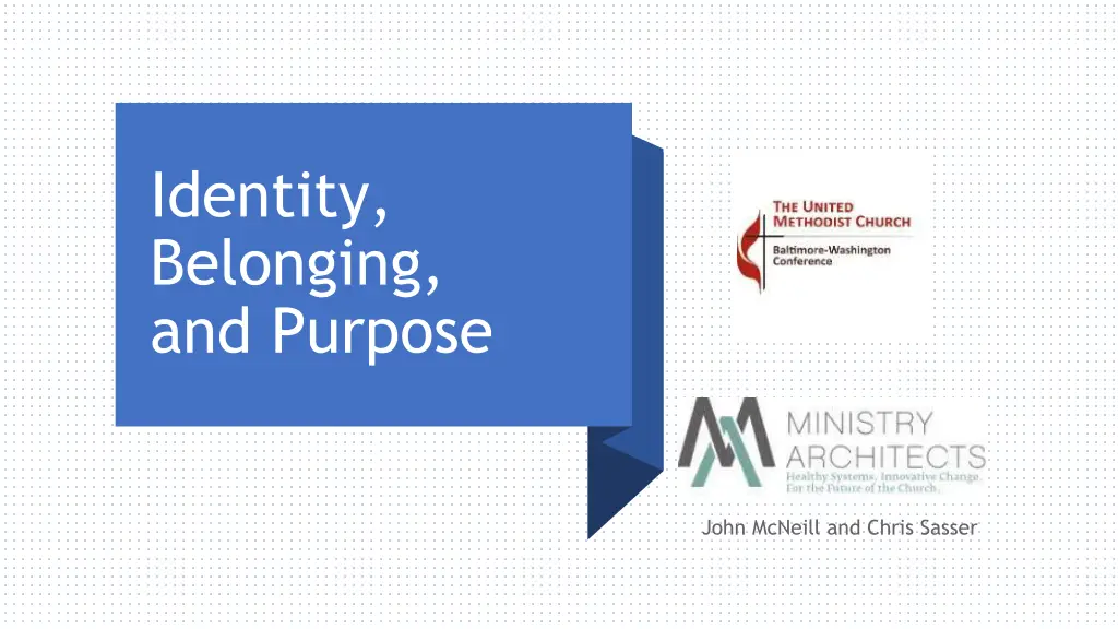 identity belonging and purpose 1