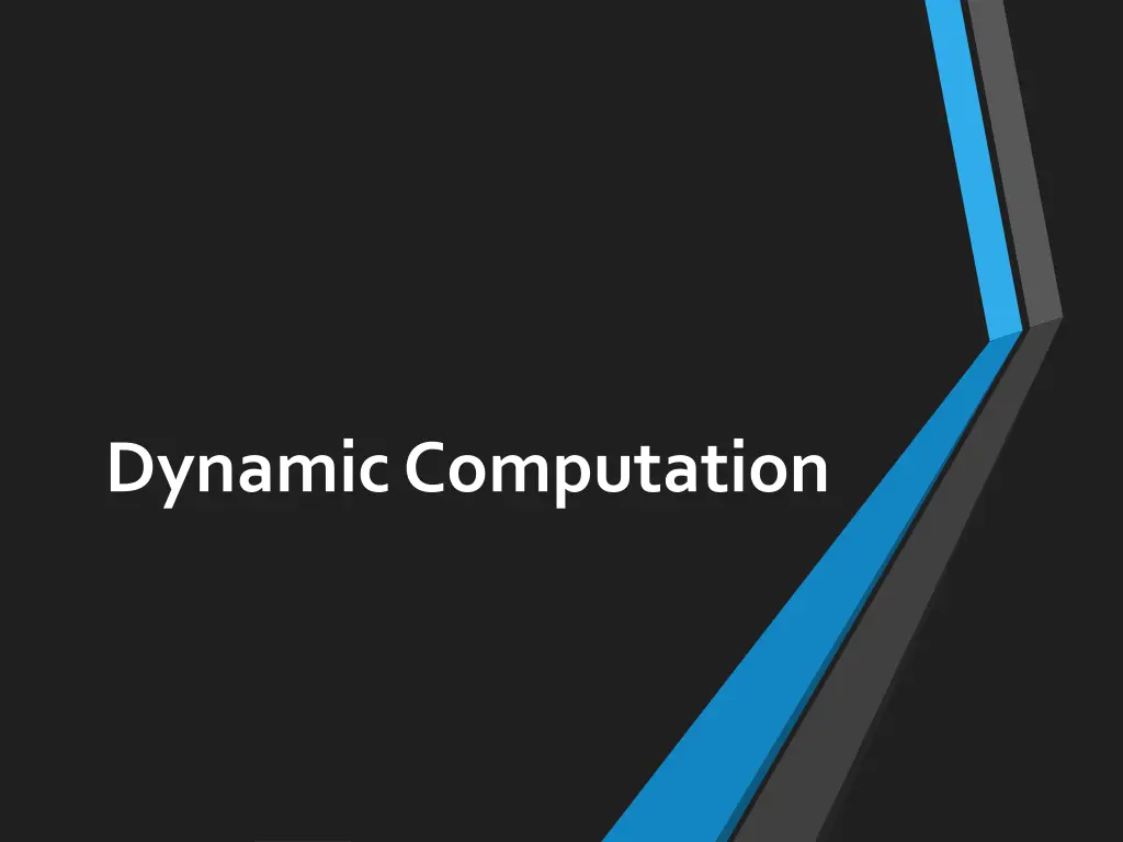 dynamic computation