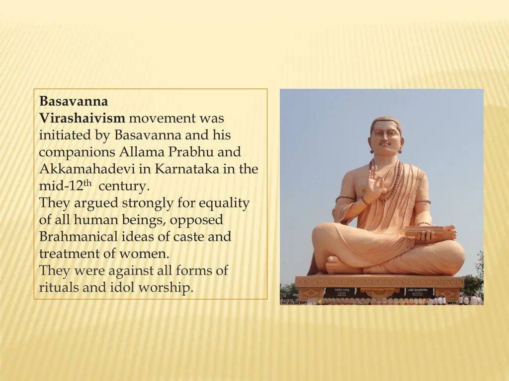 basavanna virashaivism movement was initiated