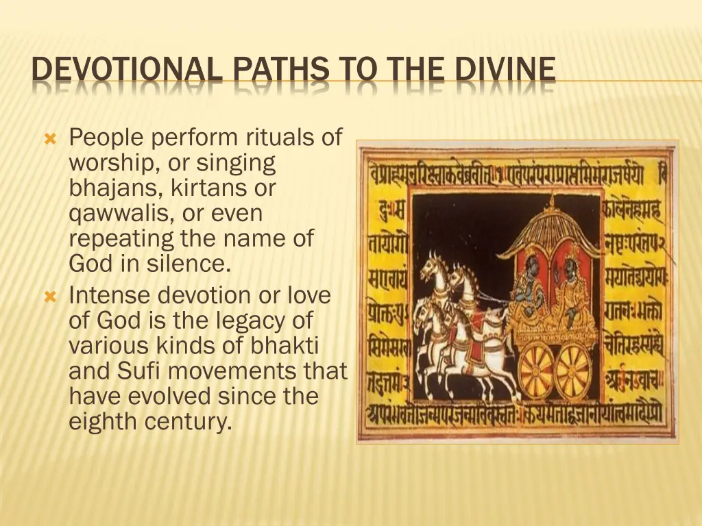 devotional paths to the divine