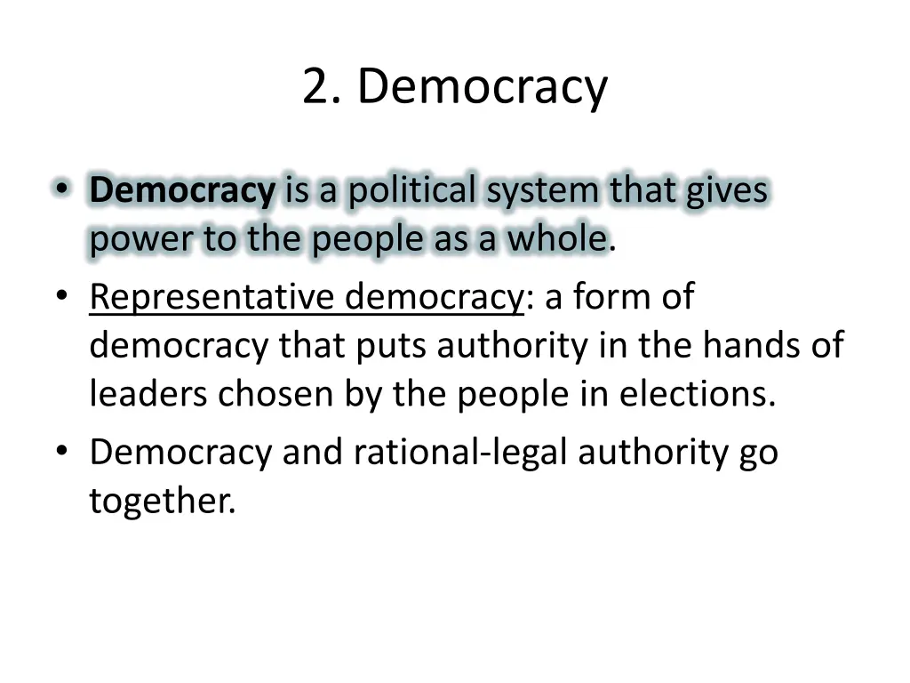 2 democracy