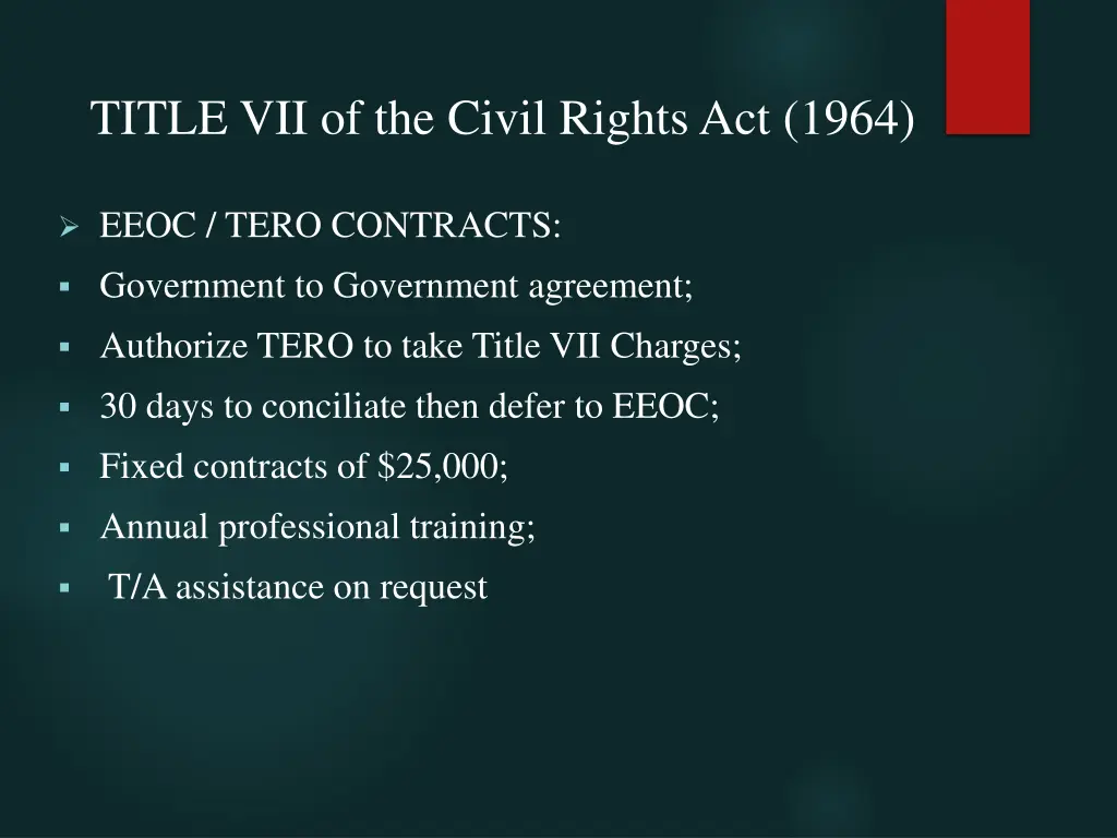 title vii of the civil rights act 1964 1