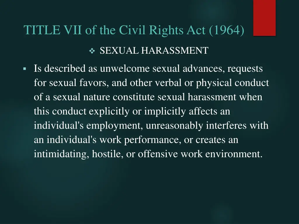 title vii of the civil rights act 1964 2