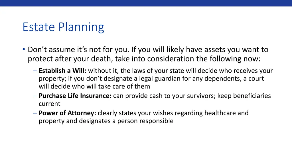 estate planning