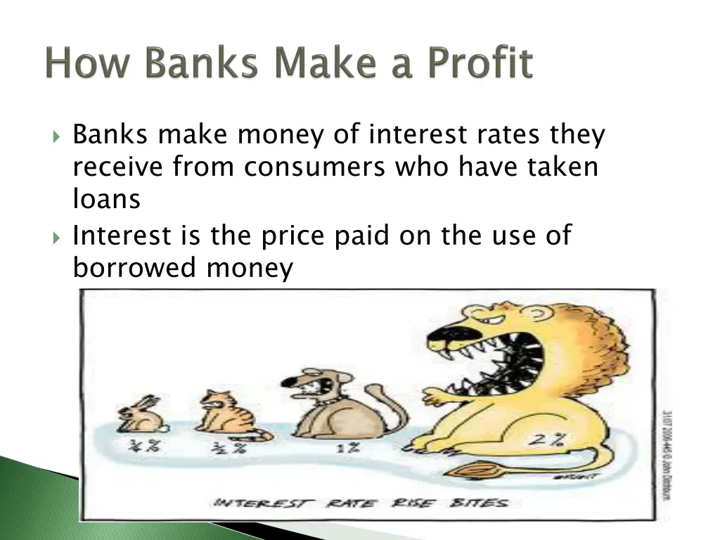 banks make money of interest rates they receive