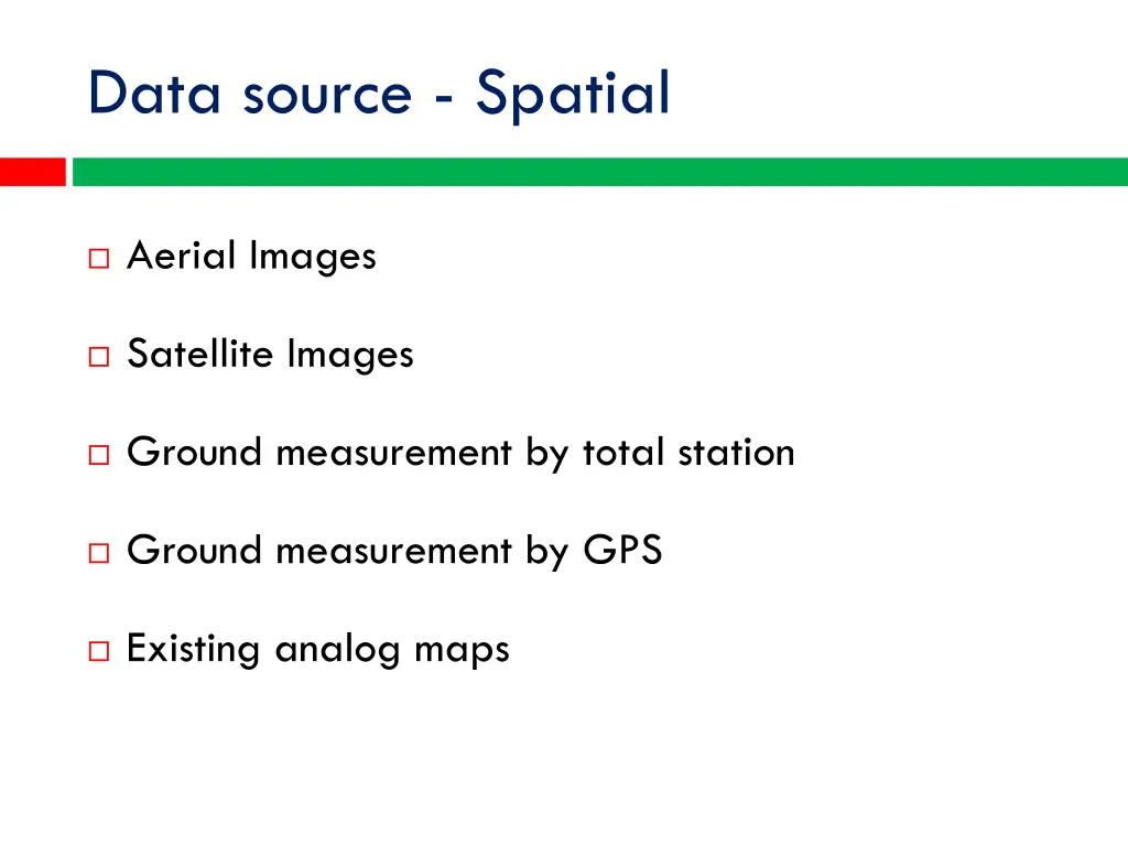 data source spatial