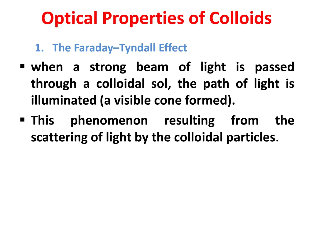 optical properties of colloids