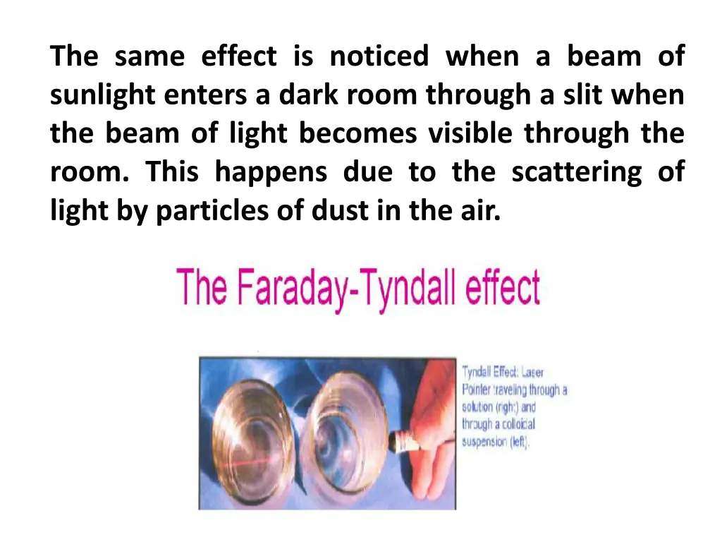 the same effect is noticed when a beam