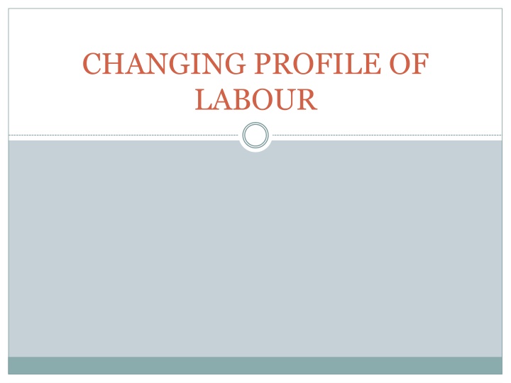 changing profile of labour